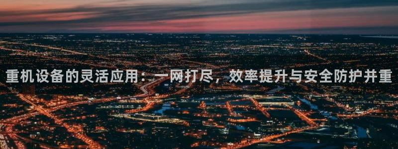 辉达娱乐官网：重机设备的灵活应用：一网打尽，效率提升与安全防