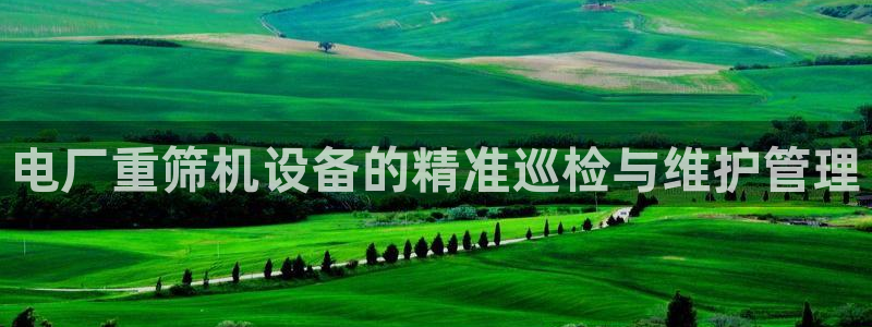 辉达娱乐平台：电厂重筛机设备的精准巡检与维护管理