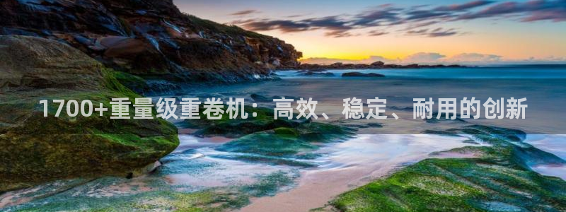 辉达娱乐 75505：1700+重量级重卷机：高效、稳定、耐